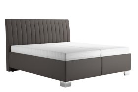 Dvoulůžko Lilibet v rozměru 180x200 cm, v potahu Trinity 8, s matracemi