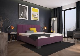 Dvoulůžko Kelly v rozměru 180x200 cm, v potahu Flanell 95, interiér 