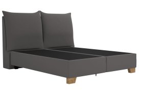 Boxspring Brisa v rozměru 180x200 cm, v potahu Trend 15 Grey, bez matrací