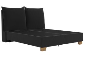 Boxspring Brisa v rozměru 180x200 cm, v potahu Trend 17 Black, bez matrací
