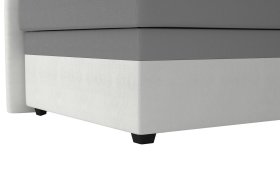 Válenda Rodrigo do pravého rohu v rozměru 90x200 cm, v potahu Enjoy 23 Ash / Loft 1, podnoží