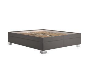 Dvoulůžko Nadia v rozměru 160x200 cm, v potahu Loft Coffee, bez matrace