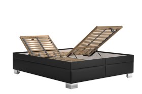 Dvoulůžko Nadia v rozměru 160x200 cm, v potahu Loft Black, polohování