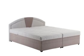 Dvoulůžko Amélie v rozměru 180x200 cm, v potahu Bloom 2 Cream, bez polšátřků