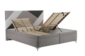 Dvoulůžko Ewa v rozměru 180x200 cm, v potahu Savoy 91 Silver, polohování