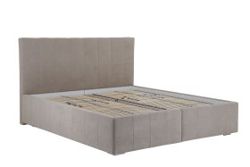 Dvoulůžko Arina v rozměru 180x200 cm, v potahu Enjoy 2 Camel, bez matrací