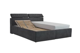 Dvoulůžko Ardea v rozměru 180x200 cm, v potahu Enjoy 24, ukázka polohování roštu 