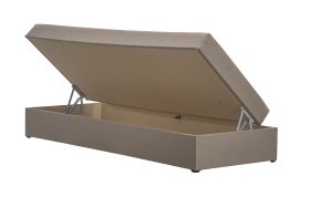 Válenda Hermine v rozměru 80x200 cm, v potahu Hugo 2 Beige, úložný prostor