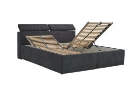 Dvoulůžko Ardea v rozměru 180x200 cm, v potahu Enjoy 24, ukázka polohování roštu 