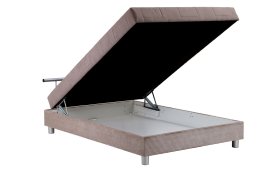 Válenda Edith v rozměru 140x200 cm, v potahu Trend 4 Rabbit a Zoom 3, úložný prostor