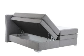 Boxspring Anika v rozměru 180x200 cm, v potahu Malmö New 90, úložný prostor