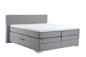Boxspring Anika v rozměru 180x200 cm, v potahu Malmö New 90, s topperem