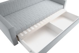 Pohovka Timea, v potahu Matrix 21, ukázka úložného prostoru