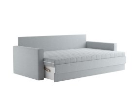 Pohovka Timea, v potahu Matrix 21, částečně rozložená