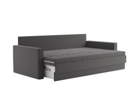 Pohovka Timea, v potahu Matrix 17, částečně rozložená