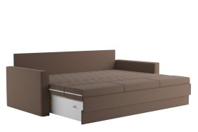 Pohovka Timea, v potahu Matrix 5, rozložená 