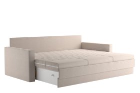 Pohovka Timea, v potahu Matrix 2, rozložená