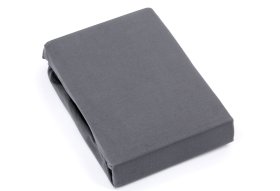 DeLuxe prostěradlo, šedá barva, balení