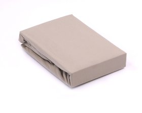 DeLuxe prostěradlo, světle hnědá barva, balení
