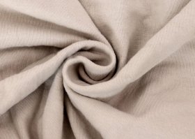 DeLuxe prostěradlo, světle hnědá barva, detail materiálu