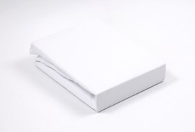 DeLuxe prostěradlo, bílá barva, balení