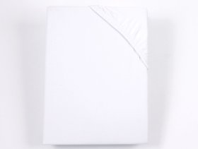 DeLuxe prostěradlo, bílá barva, detail balení