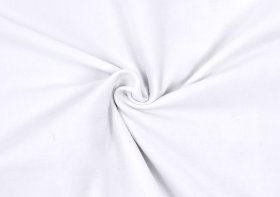 DeLuxe prostěradlo, bílá barva, detail materiálu