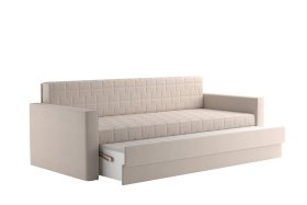 Pohovka Timea, v potahu Matrix 2, rozložená