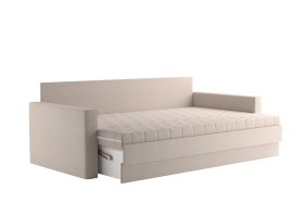 Pohovka Timea, v potahu Matrix 2, částečně rozložená