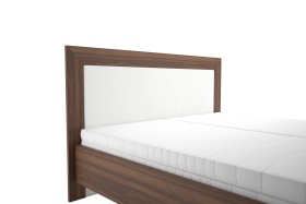 Dvoulůžko Malaga v rozměru 180x200 cm, v potahu Loft 1, detail čela