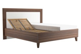 Dvoulůžko Malaga v rozměru 180x200 cm, v potahu Loft 1,  polohování hlavy