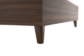 Dvoulůžko Malaga v rozměru 180x200 cm, v potahu Loft 1, detail podnoží