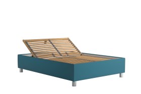 Válenda Neptun v rozměru 140x200 cm, v potahu Trinity 13 Azur, polohování hlavy