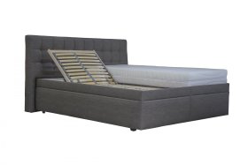 Dvoulůžko Monaco v rozměru 180x200 cm, v potahu Nevada 26, ukázka polohování roštu 