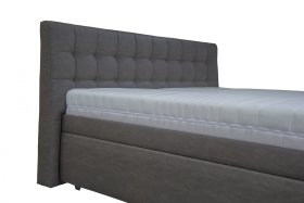 Dvoulůžko Monaco v rozměru 180x200 cm, v potahu Nevada 26, detail čela 