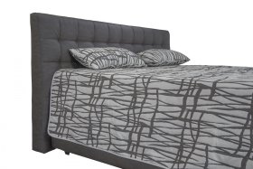 Dvoulůžko Monaco v rozměru 180x200 cm, v potahu Nevada 26, detail čela 