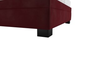 Dvoulůžko Sabrina v rozměru 180x200 cm, v potahu Tiffany 32 Chianti, podnoží