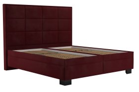 Dvoulůžko Sabrina v rozměru 180x200 cm, v potahu Tiffany 32 Chianti, bez matrací