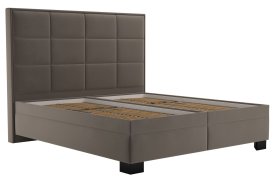 Dvoulůžko Sabrina v rozměru 180x200 cm, v potahu Tiffany 29 Taupe, bez matrací