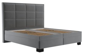 Dvoulůžko Sabrina v rozměru 180x200 cm, v potahu Tiffany 18 Anthra, bez matrací