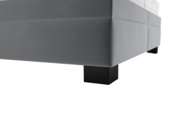 Dvoulůžko Sabrina v rozměru 180x200 cm, v potahu Tiffany 18 Anthra, podnoží