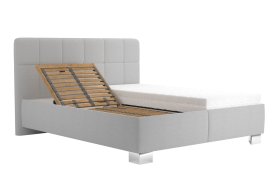 Dvoulůžko Kelly v rozměru 160x200 cm, v potahu Malmö New 83, polohování hlavy