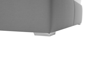 Dvoulůžko Bora v rozměru 180x200 cm, v potahu Aston 15, podnoží