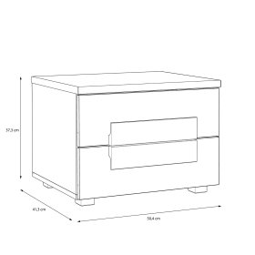 Noční stolek Arko, rozměry