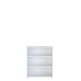 Knihovna Baur, nízká, bílá