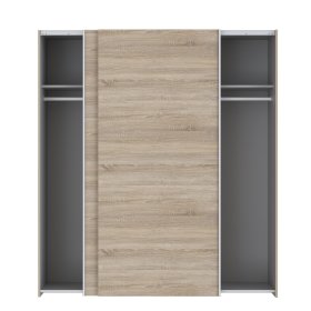 Skříň Deko dub sonoma, otevřená