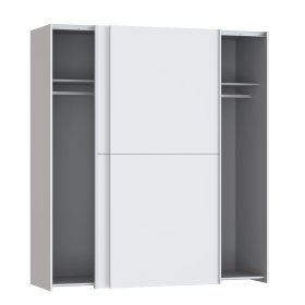 Skříň Deko bílá, otevřená