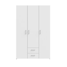 Skříň Ekon, se šuplíky, výška 190 cm, bílá