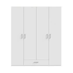 Skříň Ekon, se šuplíkem, výška 210 cm, velká, bílá