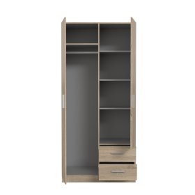 Skříň Jokas dub sonoma, otevřená